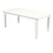 Bahia Verde Outdoors Bahia Verde Outdoor Adirondack Outdoor Patio Conversation Table Plastic in White | 17 H x 42 W x 22.75 D in | Wayfair