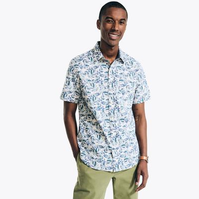 Nautica Men's Sustainably Crafted Printed Short-Sl...