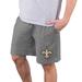 Men's Concepts Sport Charcoal New Orleans Saints Quest Knit Jam Shorts