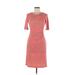 Apt. 9 Casual Dress - Sheath: Pink Brocade Dresses - Women's Size X-Small