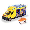 Dickie Toys - Rettungswagen Mercedes-Benz Sprinter (34,5 cm) - großes Spielzeugauto mit Sirene, Blaulicht & Krankenwagen-Zubehör zum Spielen für Kinder ab 3 Jahre