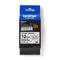 Brother Original P-touch Schriftband TZe-S131 12 mm, schwarz auf transparent (kompatibel u.a. mit Brother P-touch PT-H100LB/R, -H105, -E100/VP, -D200/BW/VP, -D210/VP) extra-stark klebend, laminiert