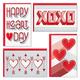 Hallmark XOXO Mini-Valentinstagskarten und Aufkleber für die Schule der Kinder, Herzen (32 Klassenzimmer-Valentinstag mit Umschlägen)