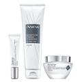 Avon Anew fragrance-free Sensitive+ Dual Collagen Facial Collection includes Cream Cleanser 150ml, Collagen Eye Cream 15ml and Collagen Cream 50ml