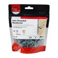 Timco 00061CWZB Twin-Thread Woodscrews - Pz - Double Countersunk - Zinc 6 X 1 TIMbag 500