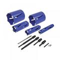 Faithfull HF11PSA Diamond Core Drill Kit & Case Set Of 11