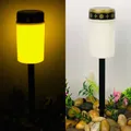 Lanterne LED à énergie solaire 2 pièces éclairage d'extérieur créatif pour une décoration de