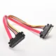 1PC 30cm 22Pin SATA Cable Male to Female 7+15 Pin Serial ATA SATA Data Power Combo Extension Cable