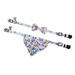 2 PCS Adjustable Puppy Bowtie Cat Collars For Girl Cats Cat Collar Breakaway Kitten Collar Kitten Necklace Cat Bandana Cat Bow Tie Cat Collars Dog Collar STYLE 2