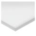 ZORO SELECT BULK-PS-UHMW-225 White UHMW Polyethylene Rectangle Stock 48" L x 2"