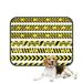 ABPHQTO Tape Caution Danger Yellow Police Line Warning Tape Danger Tape Caution Tape Pet Dog Cat Bed Pee Pads Mat Cushion Potty Dogsblankets Crate Bed Kennel 28x36 inch