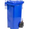 Inferramenta - poubelle bleu poubelle poubelle avec roues poubelle 120 Lt