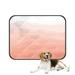 ECZJNT Orange Ombre Pet Dog Cat Bed Pee Pads Mat Cushion Potty Dogsblankets Crate Bed Kennel 20x24 inch