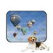 ECZJNT Hot Air Balloons Albuquerque Hot Air Balloon Festival Pet Dog Cat Bed Pee Pads Mat Cushion Potty Dogsblankets Crate Bed Kennel 25x30 inch