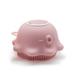 TUTUnaumb Bath Brush Filling Liquid Massage Brush Bath Shampoo Brush Exfoliating Body Brush Loofah for Sensitive Skin Shampoo Dispenser Soft Silicone Bristles Perfect for Washing for Kids-Pink