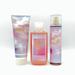 Bath & Body Works Pastel Skies 8oz Body Cream 10oz Shower Gel & 8oz Fine Mist 3-Piece Bundle