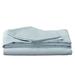 MeadowPark 100% Long Staple Sateen 400 Thread Count Sheet Set 100% Cotton/Sateen in Blue | Twin | Wayfair 716872