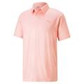 Puma Mens Cloudspun Primary Polo - 53899305 - Flamingo Pink - S