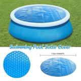 SDJMa Round Pool Covers for Above Ground Round Pool Easy Set and Frame Pools Inflatable Pool Covers Hot Tub Spa Pool Blanket Covers Ideal for Waterproof and Dustproof (5 FT)