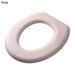 Washable Reusable All Seasons Seat Cushion Bathroom Accessories Toilet Washer Toilet Seat Cushion Toilet Seat Pad PINK