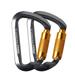 Roam Rider [2P] 30KN Auto Locking Carabiner Climbing Heavy Duty Rock Climbing Carabiner Clips Carabiners Gear for Climbing Dog Leash Zipline Boating Men Women