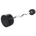 Body Solid Tools - SBZ100 Rubber Coated Fixed Curl Barbell 100lb