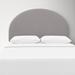 Joss & Main Fabria Upholstered Headboard Upholstered, Metal in White | 58 H x 75 W x 3 D in | Wayfair 84B1A0A57D2541CB9429380DF4A529A7