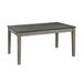 Gracie Oaks Viya Rectangular 60" L x 36" W Dining Table Wood in Blue/Brown/Gray | 30.25 H x 60 W x 36 D in | Wayfair