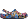 Crocs Navy / Multi Classic Retro Floral Clog Shoes