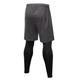 Yievot Men s Padded Bike Pants for Men Cycling Clearance Tight High Waist Yoga Jogger Hiking Compression Pants Gray S