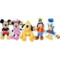 Disney Mickey Mouse Friends 9 Bean Plush 5 Pack Set - Mickey Minnie Mouse Donald Pluto Goofy