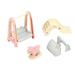 QIIBURR Miniature Dollhouse Furniture and Accessories Dollhouse Furniture Kitchen Play Set Bookstore Playground Miniature Refrigerator Set Pretend Play Scene Accessories Toys