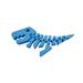 Temacd Fidget Sensory Toy Pocket-sized Colorful Gecko Dinosaur Octopus Joints Skeleton Relieve Stress Novelty Toy Fingertip Antistress Chain Sensory Toys Children Toy Gift Dinosaur