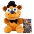 FNAF Plushies- Full Characters(9.8 )- Freddy Fazbear Plush Five Nights Freddy s Plush: Golden Freddy Plush - Freddy Plush -FNAF Plush- FNAF Fans (Brown Bear)