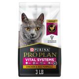 Vital Systems Chicken and Egg Formula 4-in-1 Adult Dry Cat Food, 3 lbs.