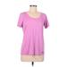 Nike Active T-Shirt: Pink Activewear - Women's Size Medium