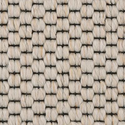 Teppichboden BODENMEISTER "Turania, Strukturschlinge - Uni Farben, Made in Netherlands", weiß (weiß beige), B:400cm H:5,3mm L:300cm, Polypropylen, Teppiche, Wohnzimmer, Schlafzimmer, Kinderzimmer, Breite 400/500 cm Image