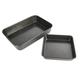 MasterClass Non Stick Twin Pack Roast Pan and Oven Tray Grey