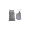 Puma Dancer Drapey Light Grey Womens Thin Strap Tee Tank Top 515120 04 RW26 Textile - Size UK 14