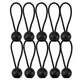 10PCS Tent Ball Head Bungee Cords Ball Head Bungee Cords Large Outdoor Trampoline Accessories