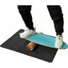 Balance Board in Legno, Tavola di Equilibrio con Rullo e Tappetino per Allenamento Skateboard