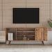 Mid-Century TV Stand，high quality particle board，TV Stand Use in Living Room Furniture with 1 storage and 2 shelves Cabinet