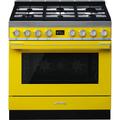Smeg CPF9GPYW 90cm "Portofino" Cooker with Pyrolytic Multifunction Oven and Gas hob