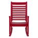 Red Barrel Studio® Alexander Modern Indoor/Outdoor Rocking Solid Wood Chair red | 43.5 H x 23.25 W x 34 D in | Wayfair