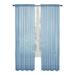 Aosijia 2 Pack Basic Rod Pocket Sheer Voile Window Curtain Panels for Living Room Bedroom 39.37 x 78.74 Inch