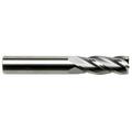 GS Tooling 103933 9/16 Diameter x 9/16 Shank 4-Flute Regular Length Blue Series Carbide End Mill