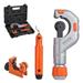 BENTISM 3PCS Tubing Cutter Set 3/16 -2 O.D. Copper Pipe Cutter 1/8 -7/8 O.D. Mini Tube Cutter and Deburring Tool Heavy Duty Pipe Cutter Set