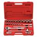 Genius Tools 24 Piece 1/2 Dr. SAE Hand Socket Set - GS-424S