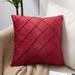 Design Cushion Cover Velvet 30x50 45x45cm Decorative Plaid Solid Pillow Cover for Sofa Home Decor Pillowcase for Livingroom Grey