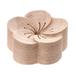 1PC Flower shape Essential Oil Aromatherapy Car Home Aroma Essential Oil Diffuser Diffused Wood Wooden Essential Oil STYLE1